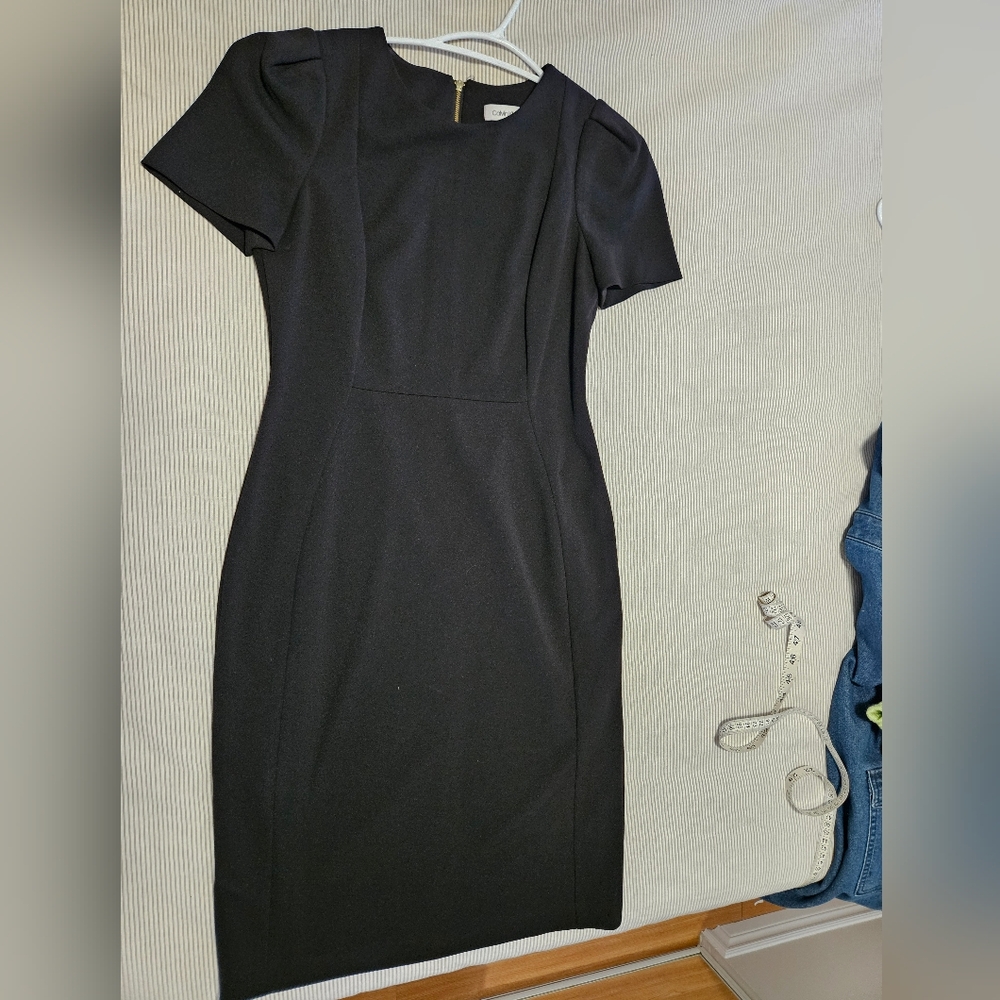 Calvin Klein Classic Black Midi Dress